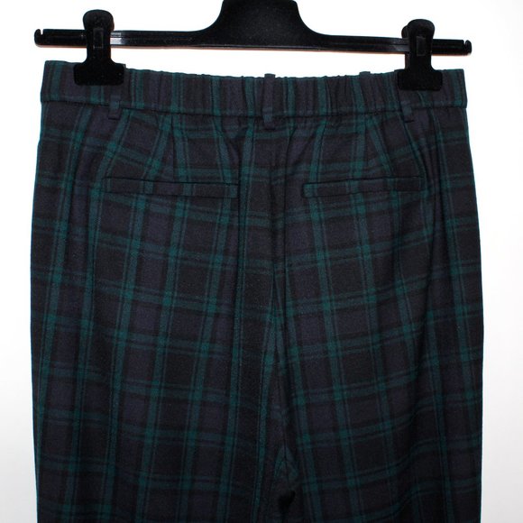 J. Crew Bi-Stretch Wool Tapered Pant in Black Watch Tartan - Picture 14 of 16